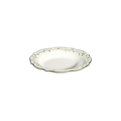 Jídelní sada 24 ks bílá/zelená/porcelán