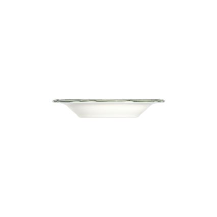 Jídelní sada 24 ks bílá/zelená/porcelán