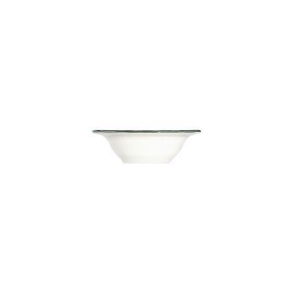Jídelní sada 24 ks bílá/zelená/porcelán