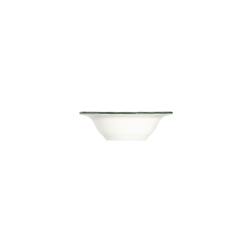 Jídelní sada 24 ks bílá/zelená/porcelán