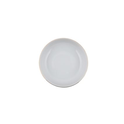 Jídelní sada 24 ks bílá/zlatá/porcelán