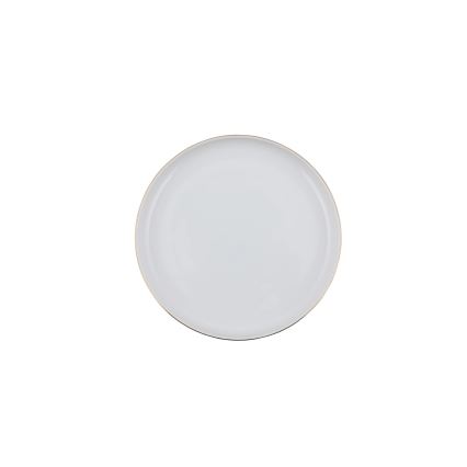 Jídelní sada 24 ks bílá/zlatá/porcelán