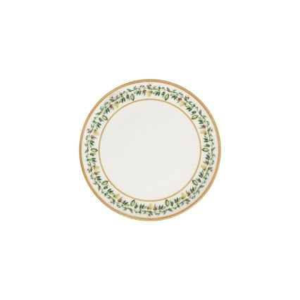 Jídelní sada 24 ks krémová/béžová/zelená/porcelán