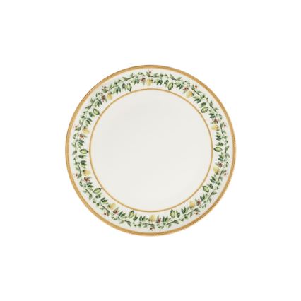 Jídelní sada 24 ks krémová/béžová/zelená/porcelán