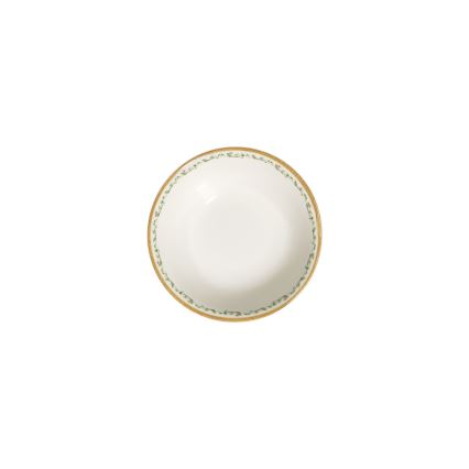 Jídelní sada 24 ks krémová/béžová/zelená/porcelán