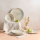 Jídelní sada 24 ks modrá/béžová/porcelán