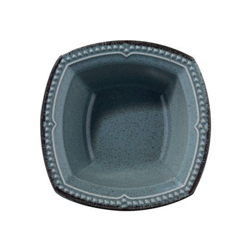 Jídelní sada 24 ks modrá/porcelán