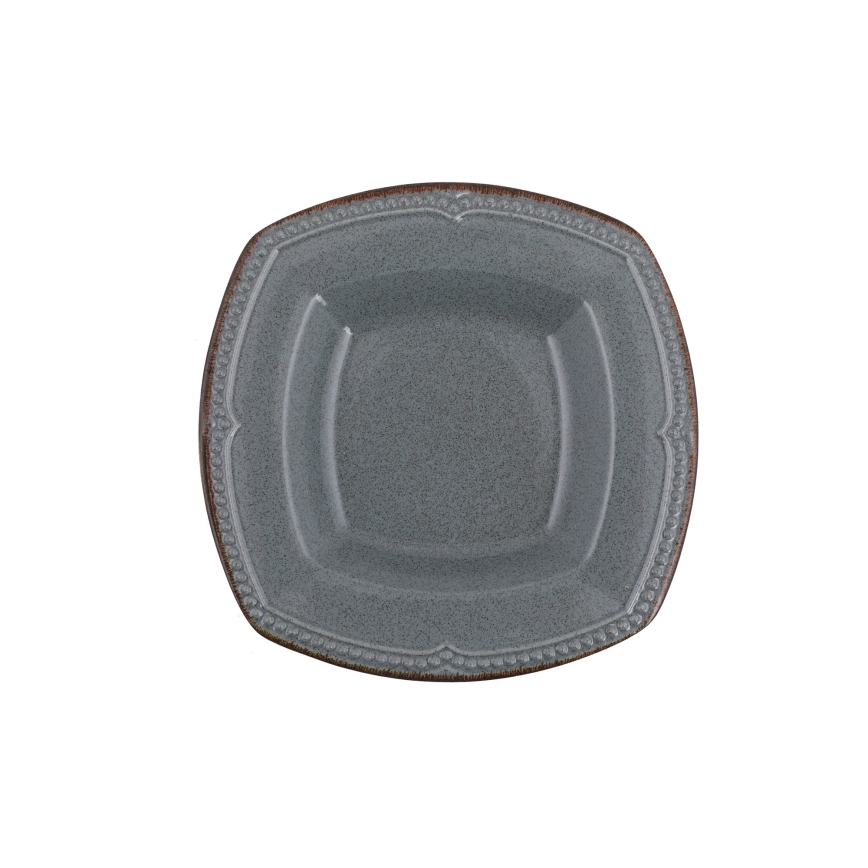 Jídelní sada 24 ks modrá/porcelán