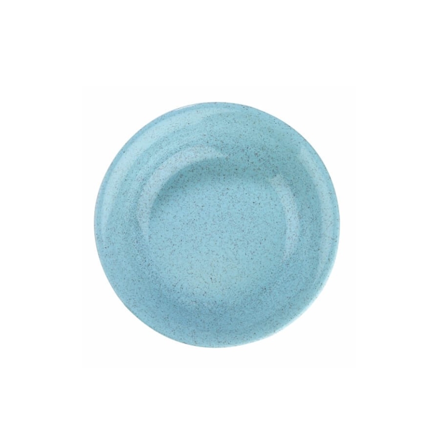 Jídelní sada 24 ks modrá/porcelán