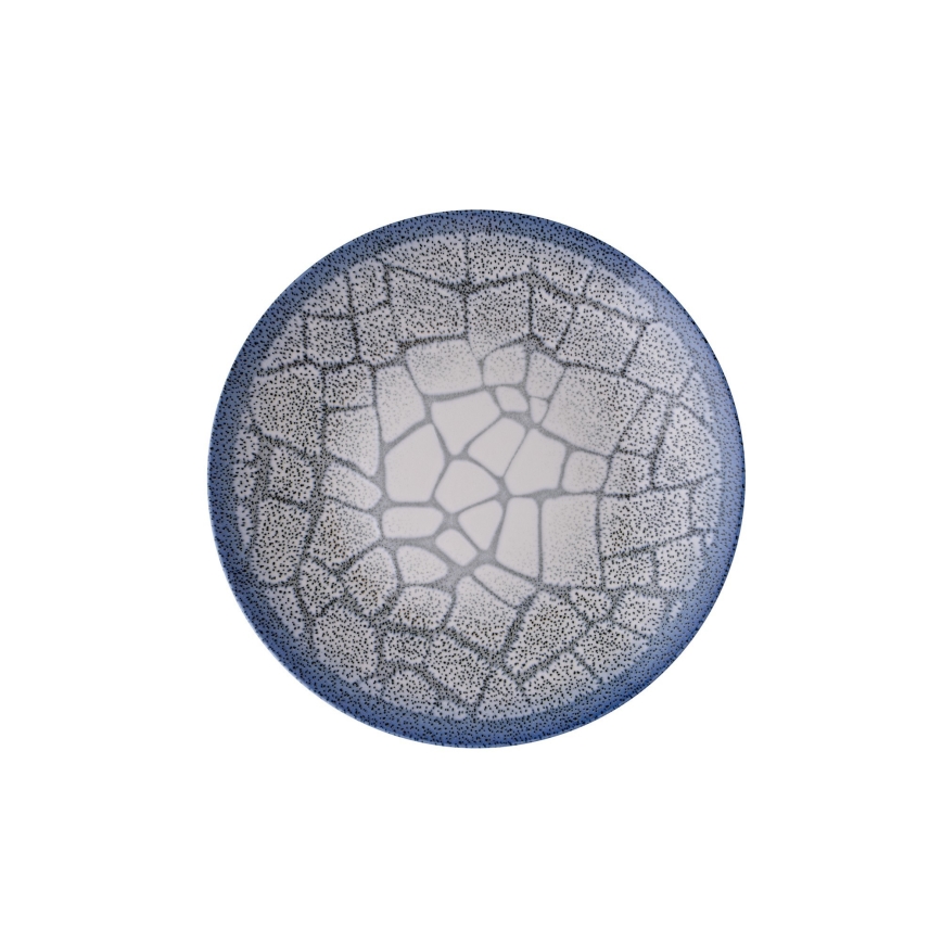 Jídelní sada 24 ks modrá/porcelán