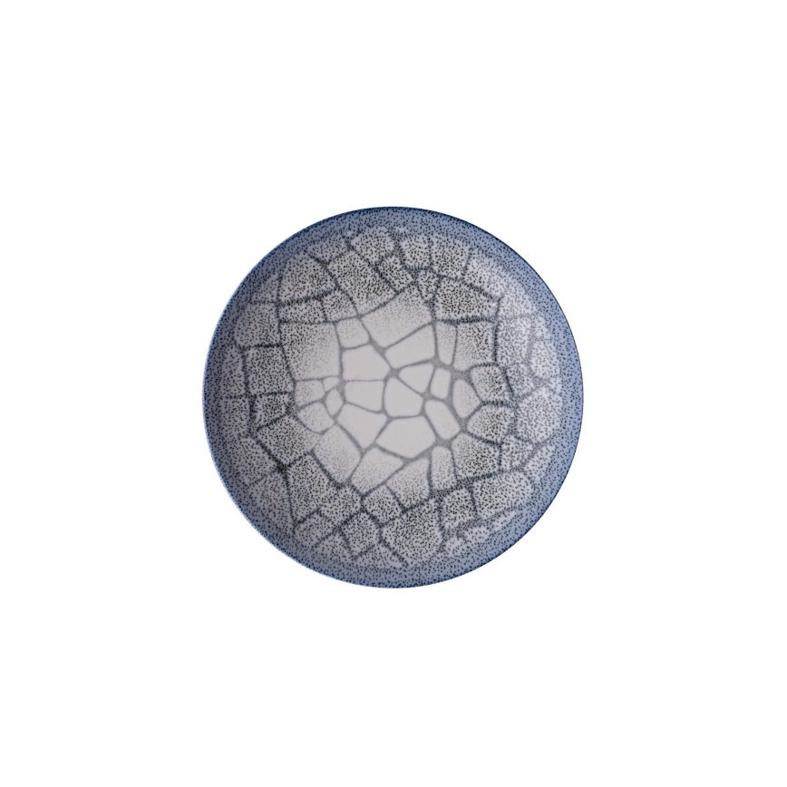 Jídelní sada 24 ks modrá/porcelán