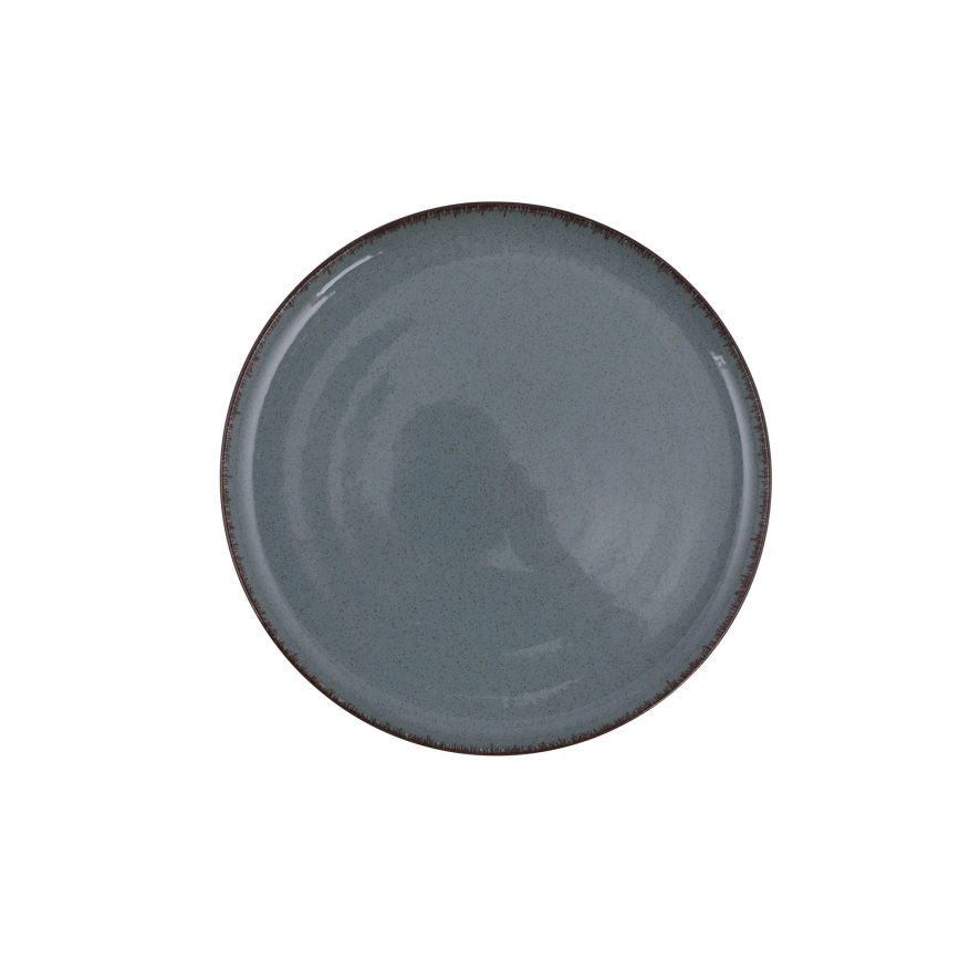 Jídelní sada 24 ks modrá/porcelán