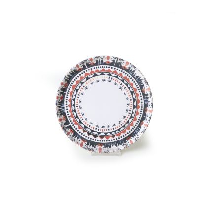 Jídelní sada 24 ks pestrobarevná/kamenina