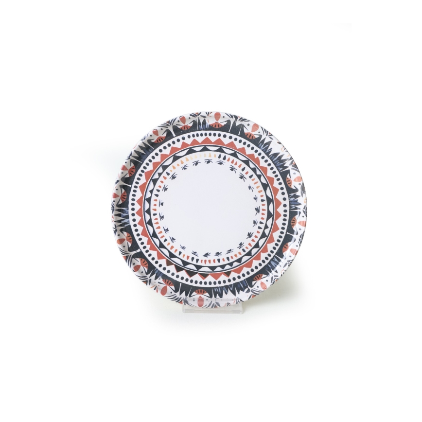 Jídelní sada 24 ks pestrobarevná/kamenina