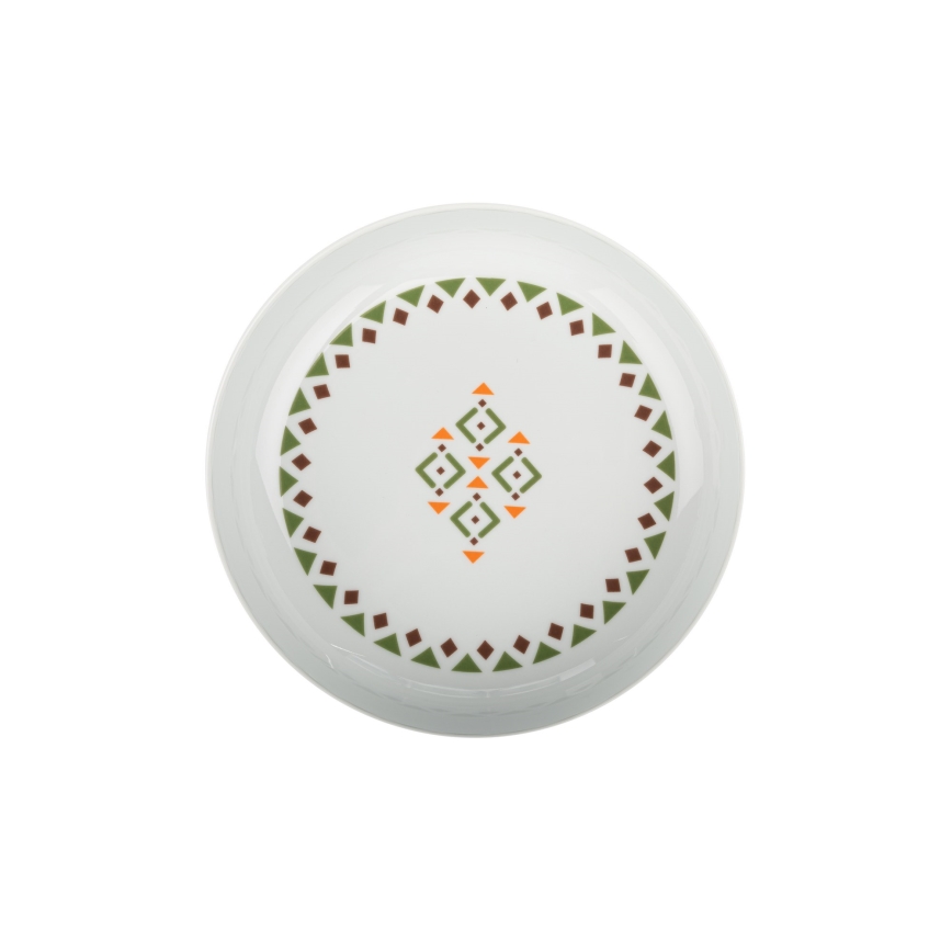 Jídelní sada 24 ks pestrobarevná/porcelán