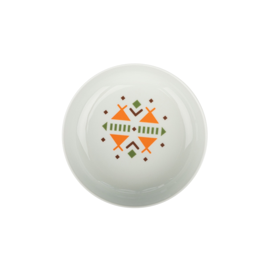 Jídelní sada 24 ks pestrobarevná/porcelán
