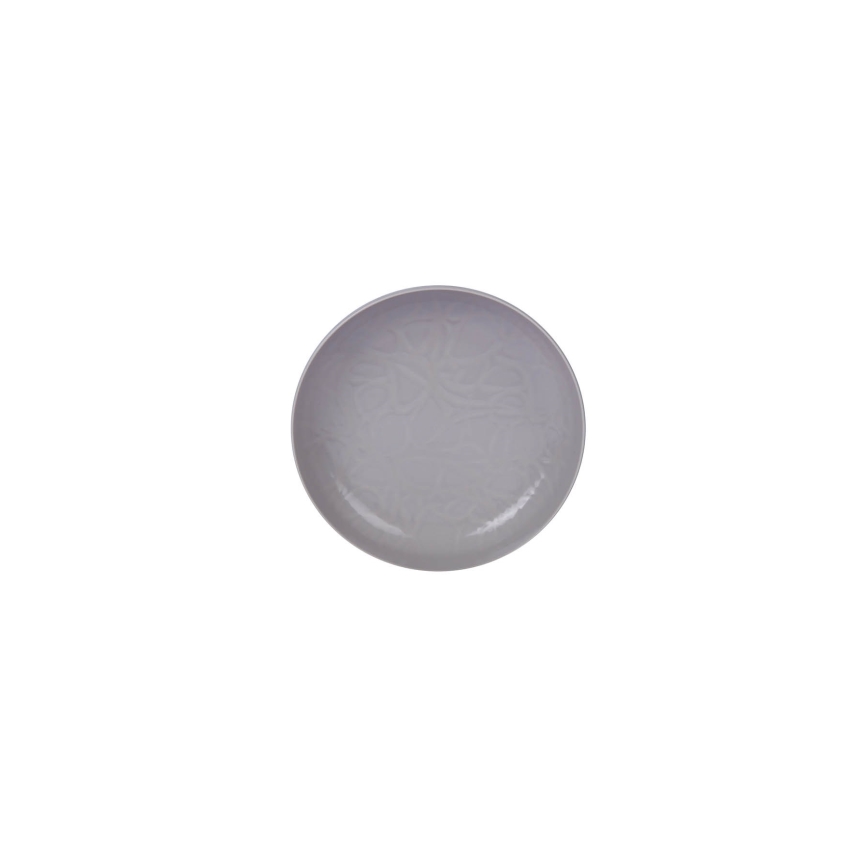 Jídelní sada 24 ks šedá/porcelán