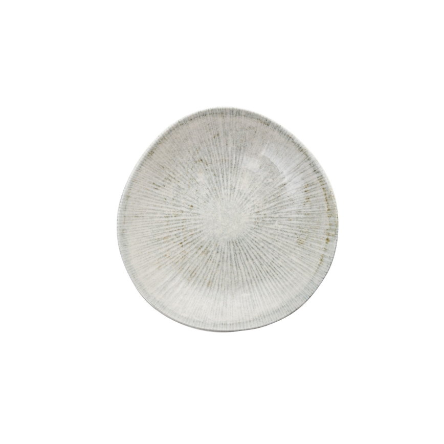 Jídelní sada 24 ks šedá/porcelán