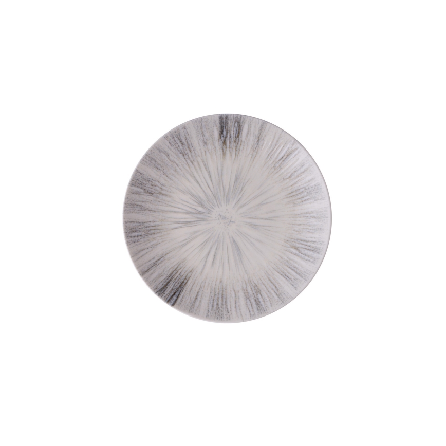 Jídelní sada 24 ks šedá/porcelán