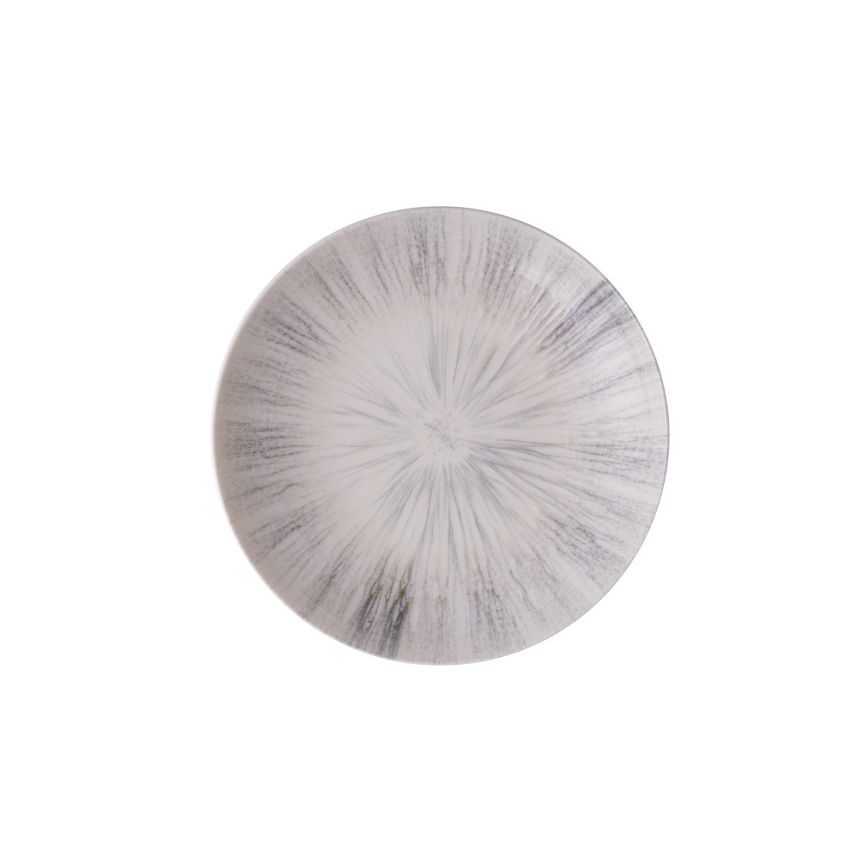 Jídelní sada 24 ks šedá/porcelán