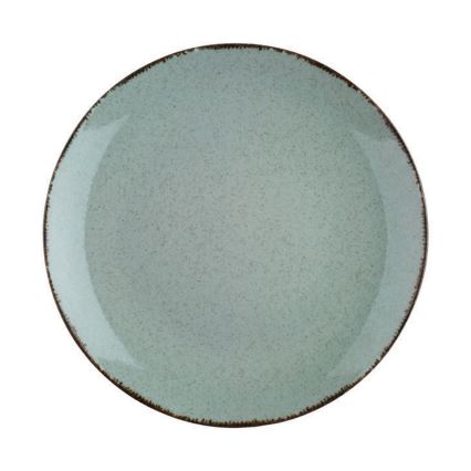 Jídelní sada 24 ks zelená/porcelán