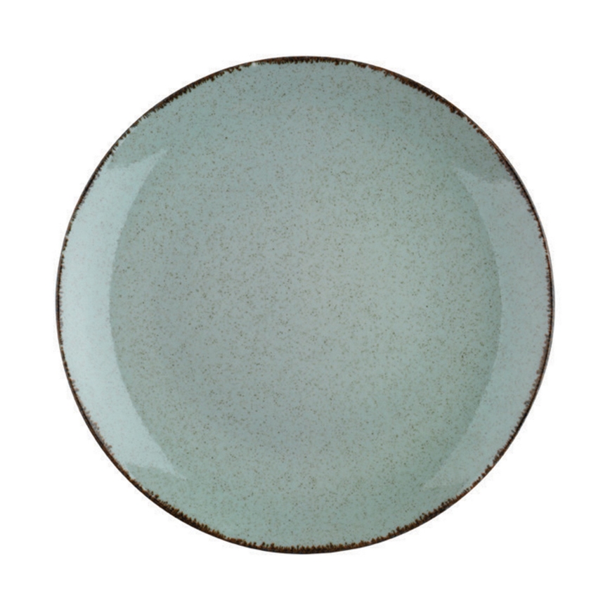 Jídelní sada 24 ks zelená/porcelán