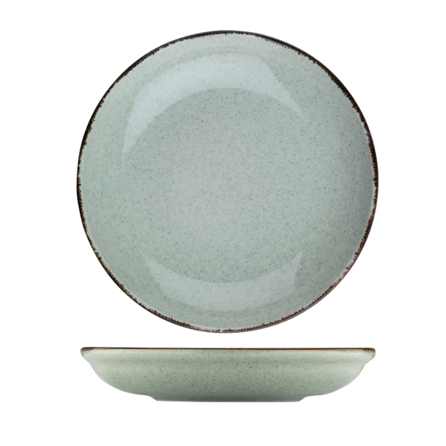 Jídelní sada 24 ks zelená/porcelán