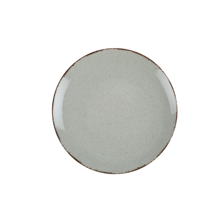 Jídelní sada 24 ks zelená/porcelán