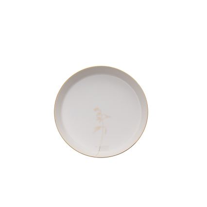 Jídelní sada 27 ks bílá/zlatá/porcelán