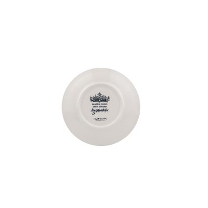 Jídelní sada 4 ks černá/bílá/porcelán