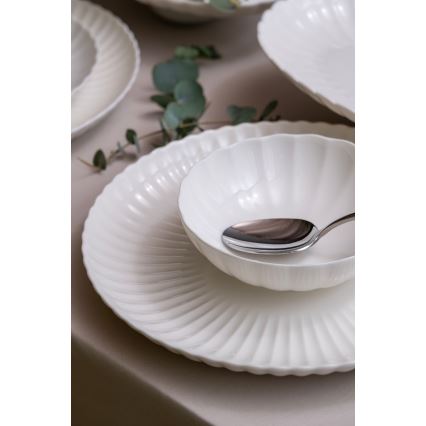 Jídelní sada 52 ks bílá/porcelán