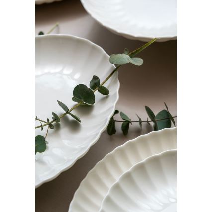 Jídelní sada 52 ks bílá/porcelán
