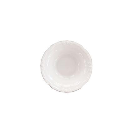Jídelní sada 53 ks bílá/stříbrná/porcelán
