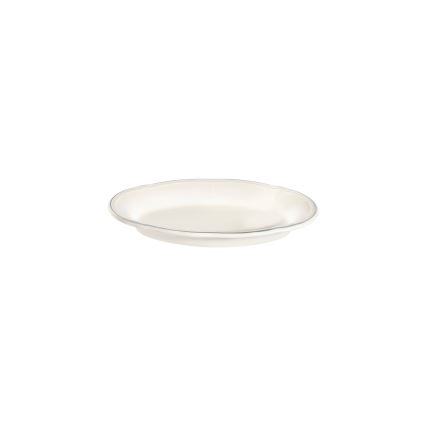 Jídelní sada 53 ks bílá/stříbrná/porcelán