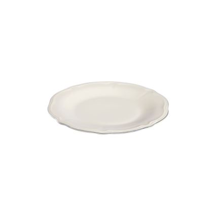 Jídelní sada 53 ks bílá/stříbrná/porcelán