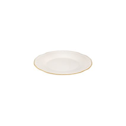 Jídelní sada 53 ks bílá/zlatá/porcelán
