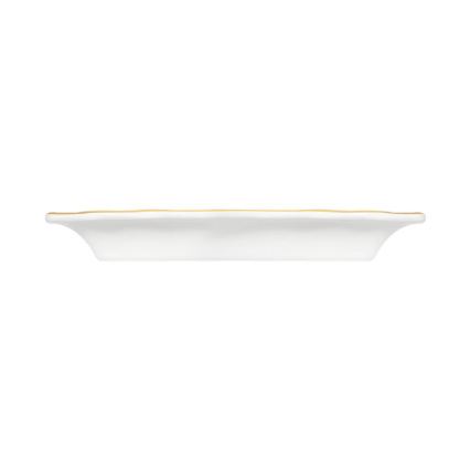 Jídelní sada 53 ks bílá/zlatá/porcelán