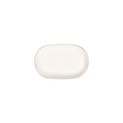 Jídelní sada 53 ks krémová/stříbrná/porcelán