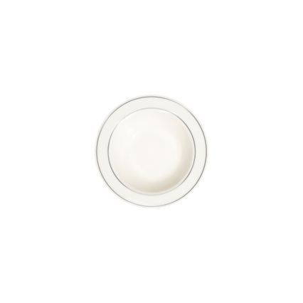 Jídelní sada 53 ks krémová/stříbrná/porcelán
