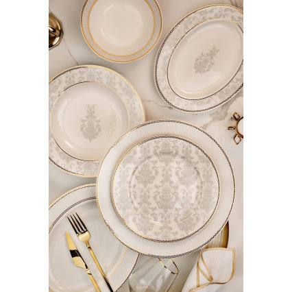 Jídelní sada 68 ks pestrobarevná/kostní porcelán