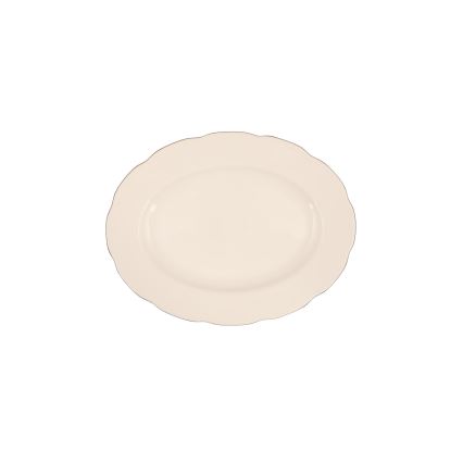 Jídelní sada 83 ks bílá/měděná/porcelán
