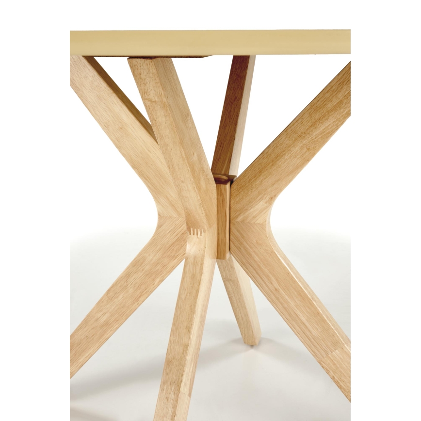 Jídelní stůl NICOLAS pr. 120 cm hnědá