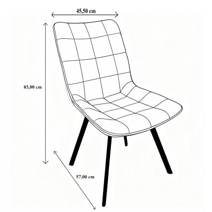 Jídelní židle ADINA béžová