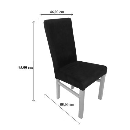 Jídelní židle ALISON hnědá/buk