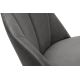Jídelní židle BAKERI 86x48 cm šedá/světlý dub