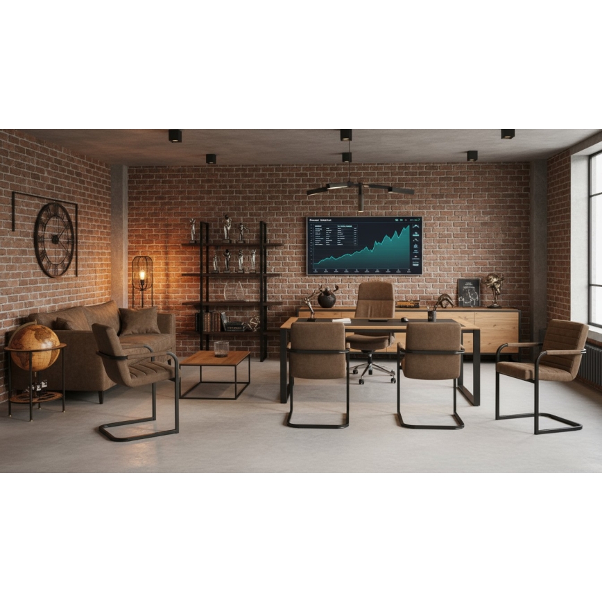 Jídelní židle BART hnědá