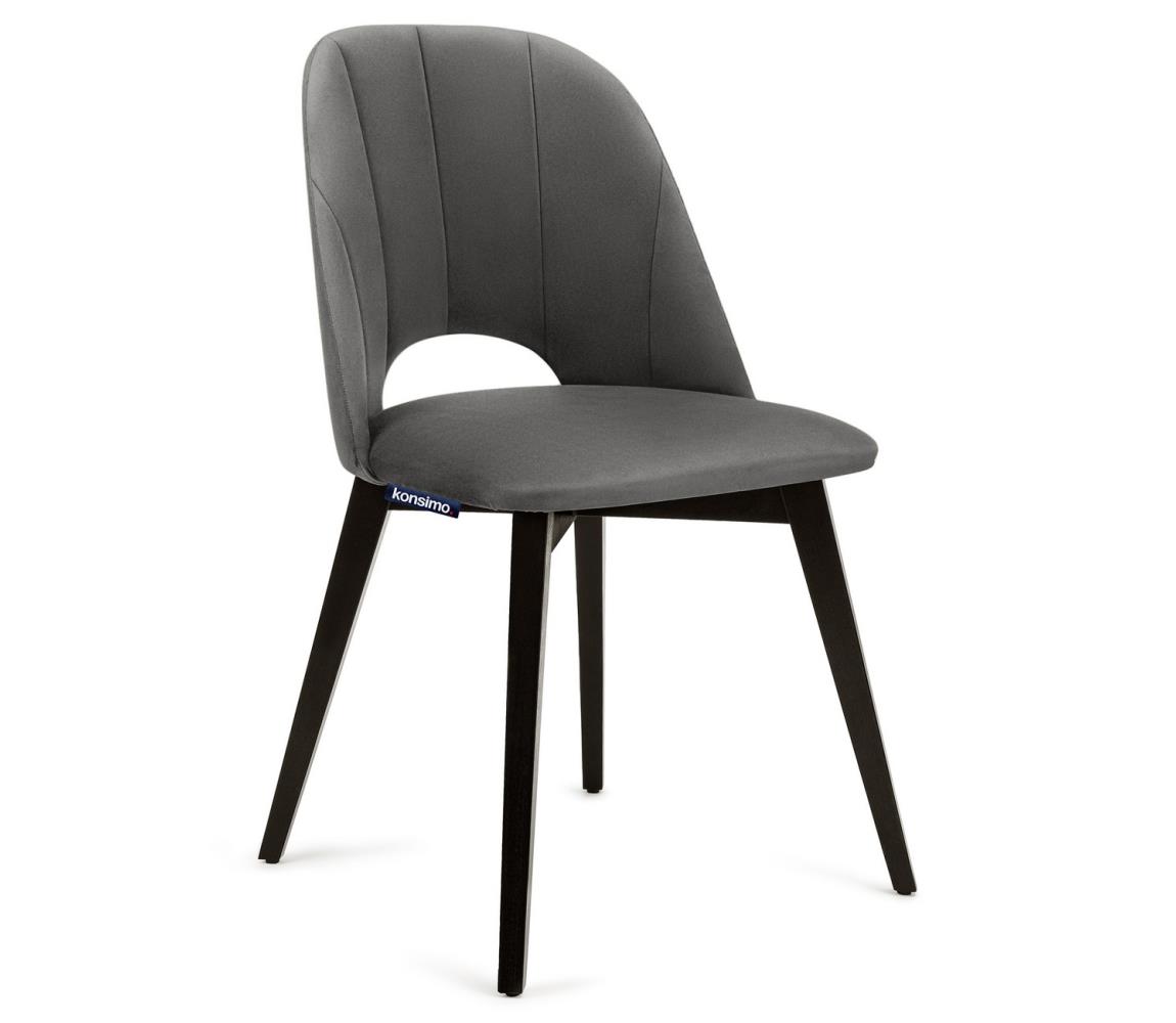 Konsimo Sp. z o.o. Sp. k. Jídelní židle BOVIO 86x48 cm šedá/buk 