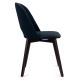 Jídelní židle BOVIO 86x48 cm tmavě modrá/buk