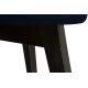 Jídelní židle BOVIO 86x48 cm tmavě modrá/buk