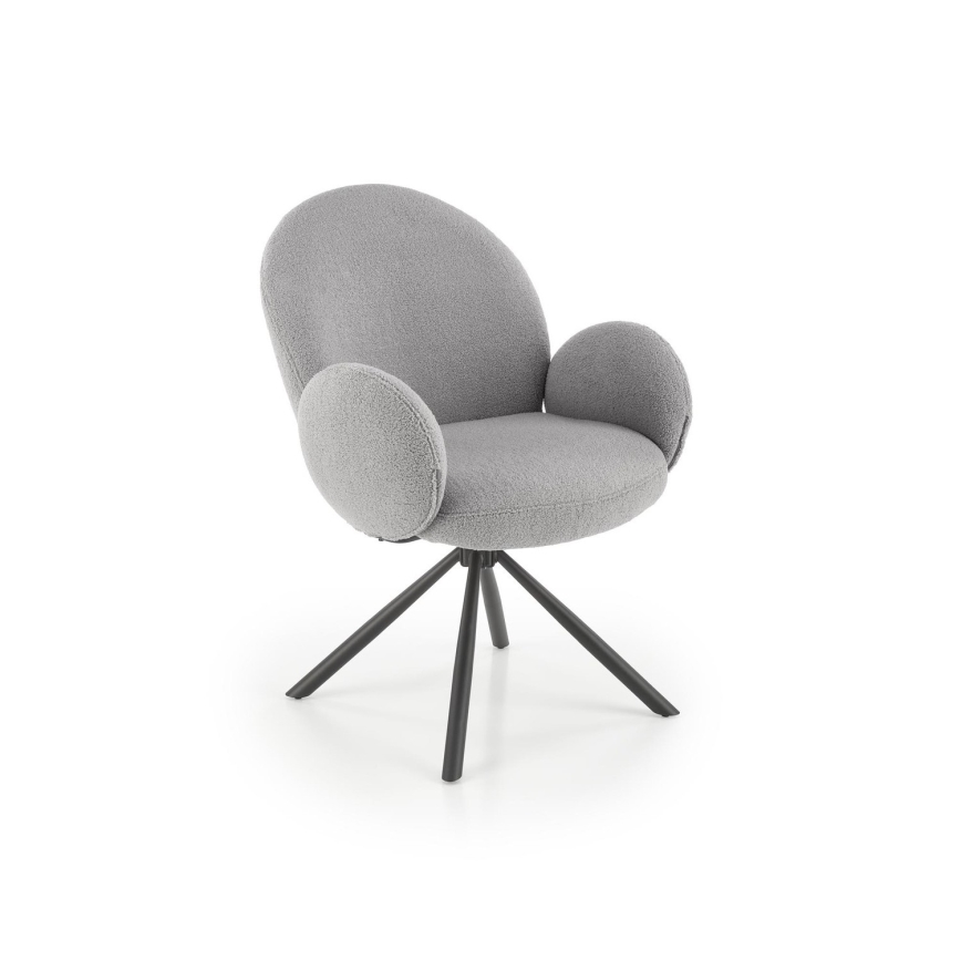 Jídelní židle KIVA 1 ks šedá